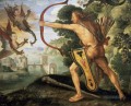 Herkules tötet die Symphalic Vogel Albrecht Dürer